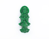 Jadeite (type-A) Guan Yin amulet