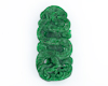 Jadeite (type-A) Guan Yin amulet