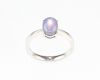 Blue star sapphire ring