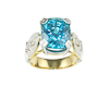 Zircon and diamond ring