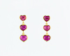 Ruby earrings