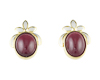 Ruby earrings