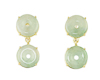 Jadeite (type-A) carving earrings