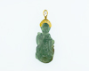 Jadeite (type-A) carving and diamond pendant