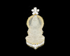 Jadeite (type-A) carving and diamond pendant