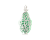 Jadeite (type-A) and diamond pendant