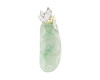 Jadeite (type-A) carving and diamond pendant