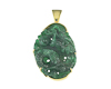 Jadeite (type-A) carving pendant