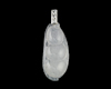 Jadeite (type-A) carving and diamond pendant