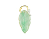 Jadeite (type-A) carving and diamond pendant