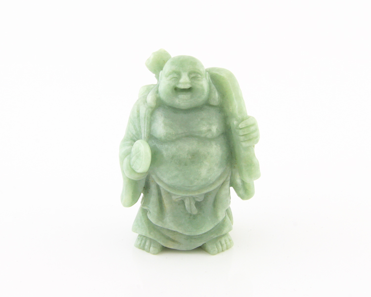 Jadeite (type-A) Budai statue - Click Image to Close