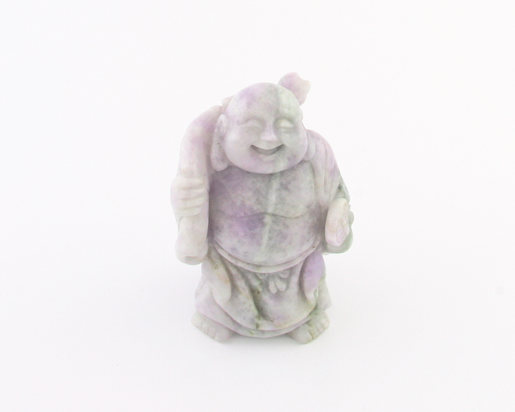 Jadeite (type-A) Budai statue - Click Image to Close