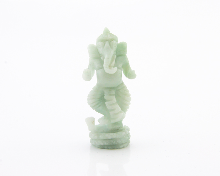 Jadeite (type-A) Ganesha statue - Click Image to Close