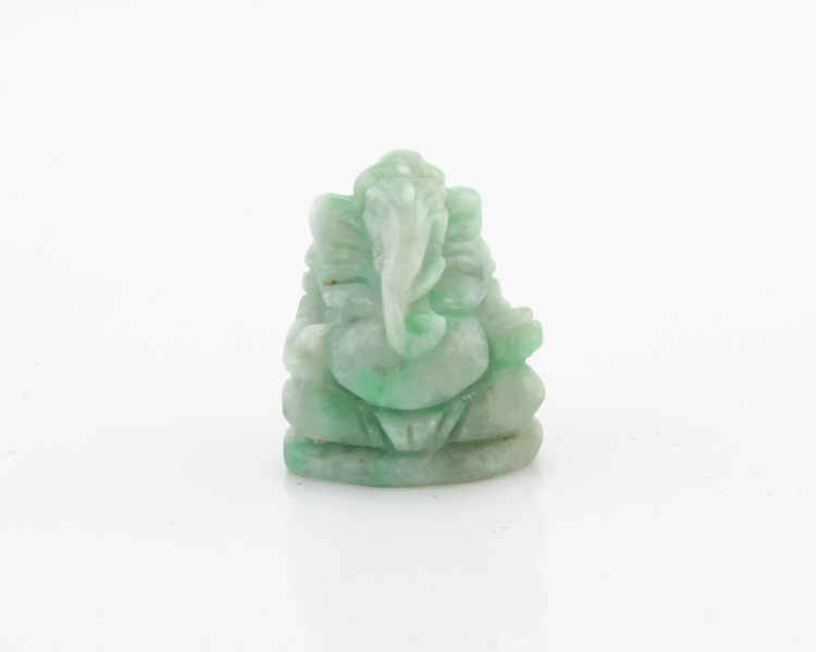 Jadeite (type-A) Ganesha statue - Click Image to Close