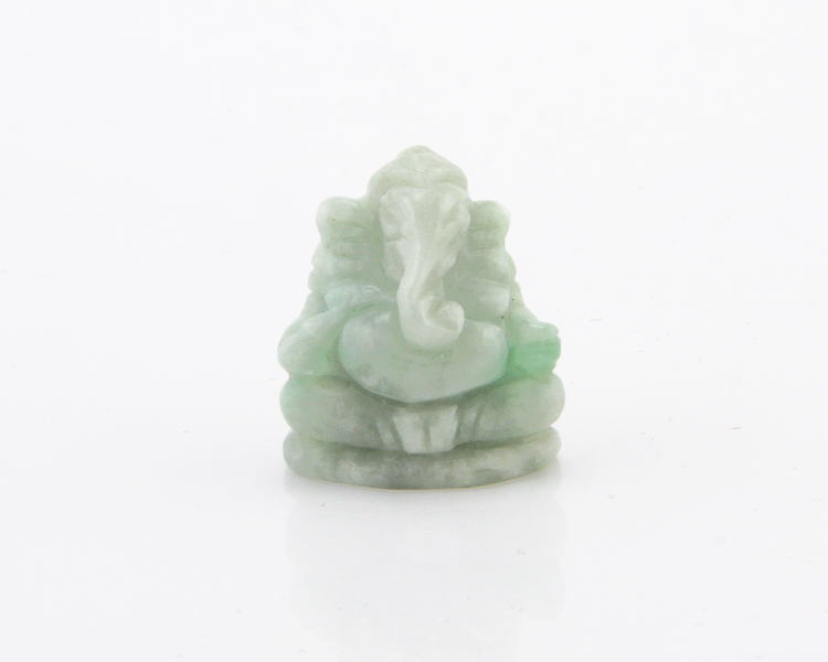 Jadeite (type-A) Ganesha statue - Click Image to Close