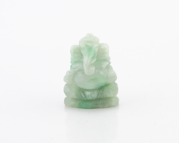 Jadeite (type-A) Ganesha statue - Click Image to Close