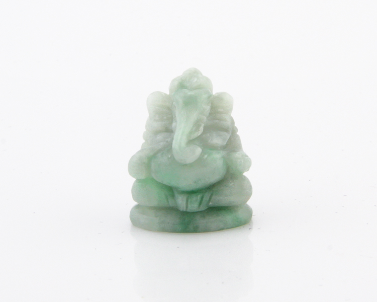 Jadeite (type-A) Ganesha statue - Click Image to Close