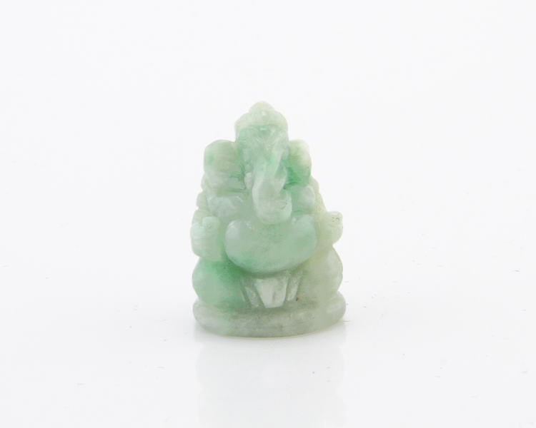 Jadeite (type-A) Ganesha statue - Click Image to Close