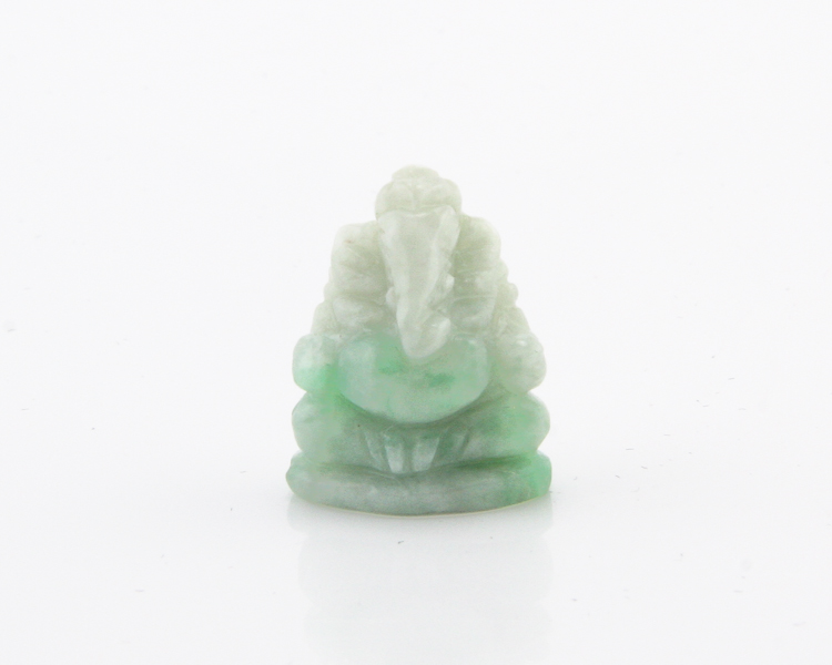 Jadeite (type-A) Ganesha statue - Click Image to Close