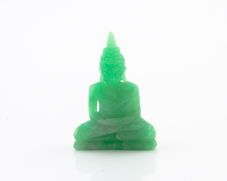 Jadeite (type-A) Gautama Buddha statue - Click Image to Close