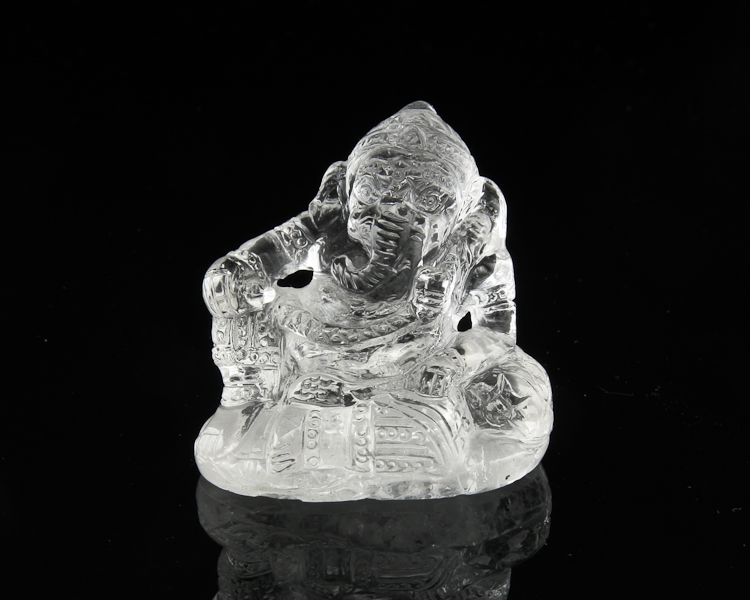 Quartz Ganesha statue - Click Image to Close