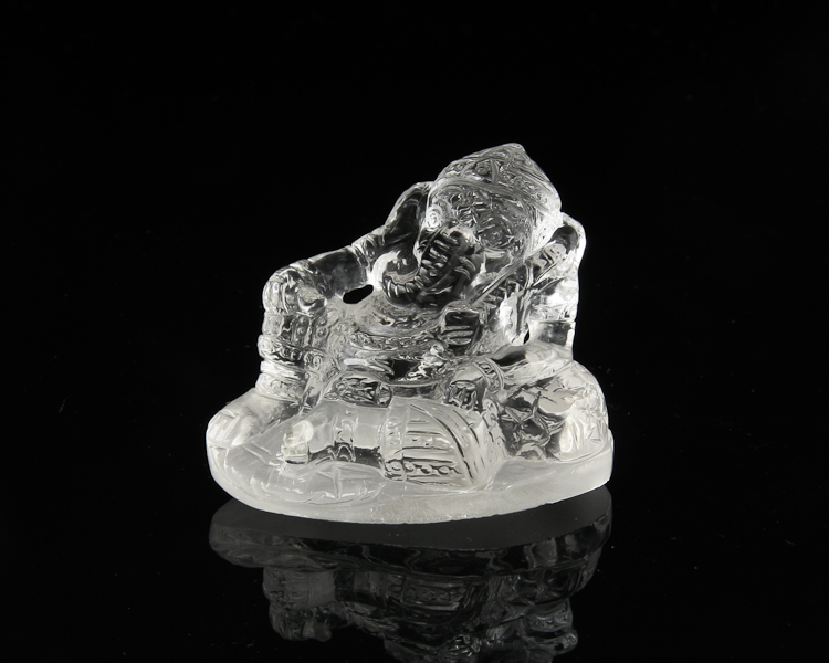 Quartz Ganesha statue - Click Image to Close