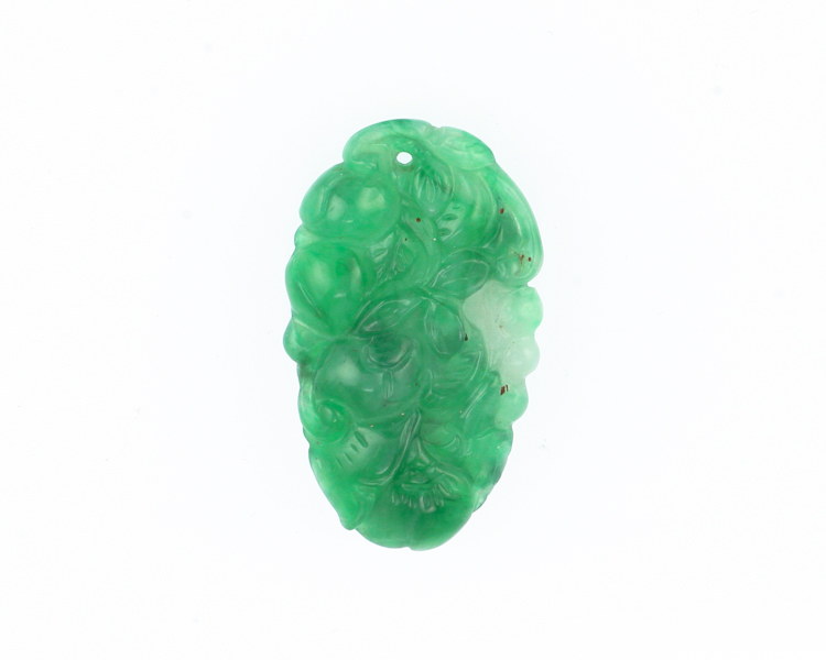 Jadeite (type-A) grape flower - Click Image to Close