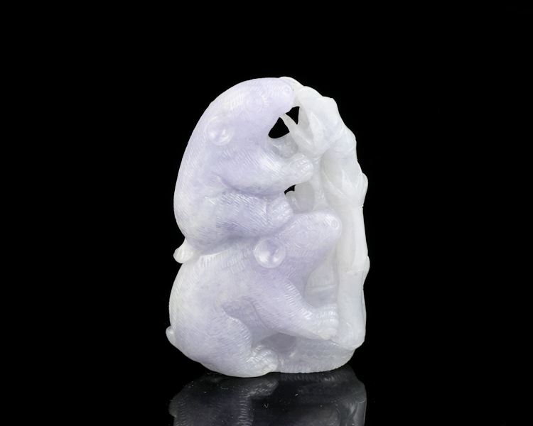 Jadeite (type-A) bears - Click Image to Close