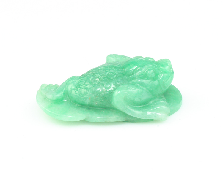 Jadeite (type-A) frog - Click Image to Close