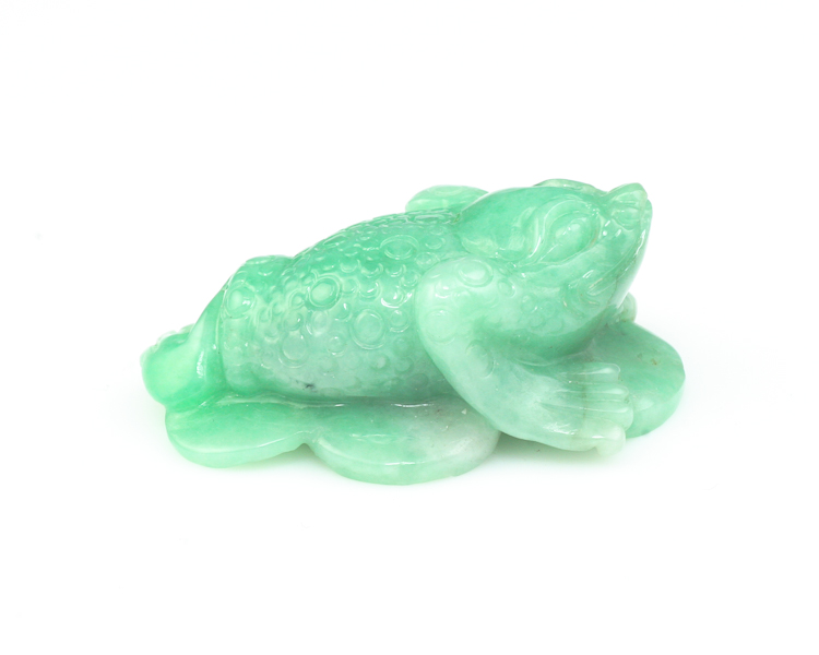 Jadeite (type-A) frog - Click Image to Close