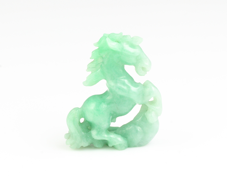 Jadeite (type-A) horse - Click Image to Close