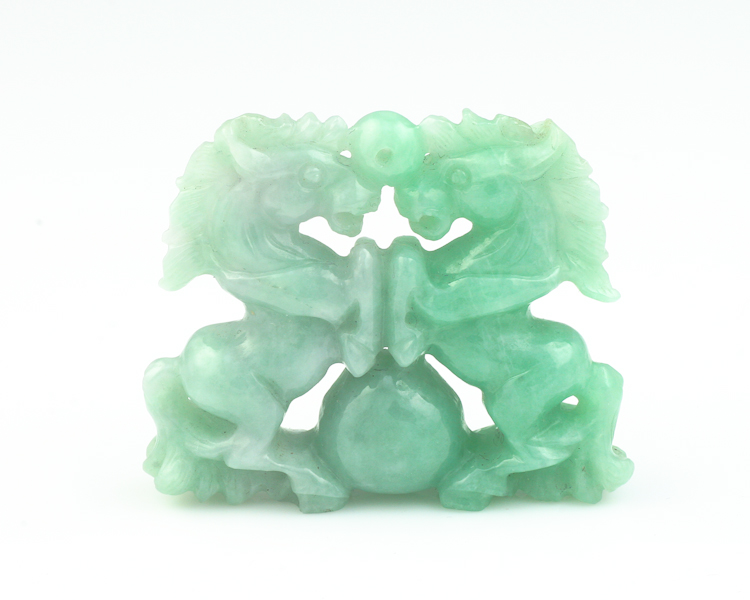 Jadeite (type-A) horses - Click Image to Close