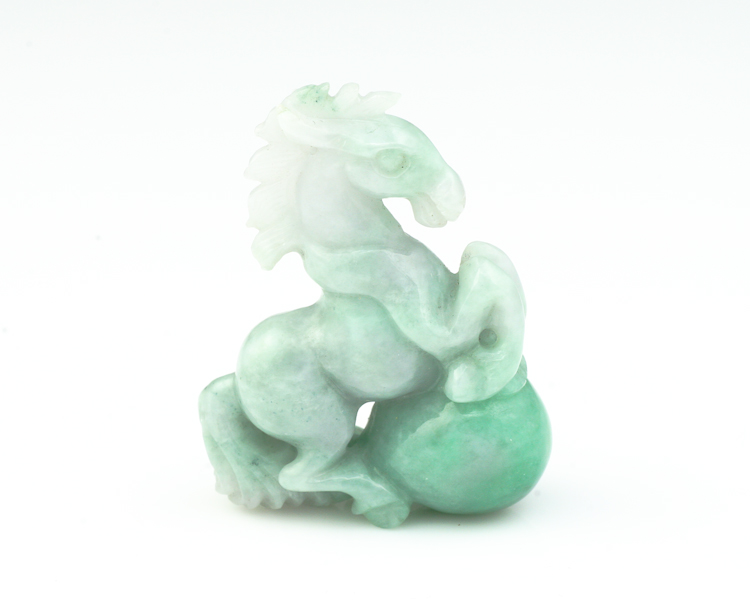 Jadeite (type-A) horse - Click Image to Close