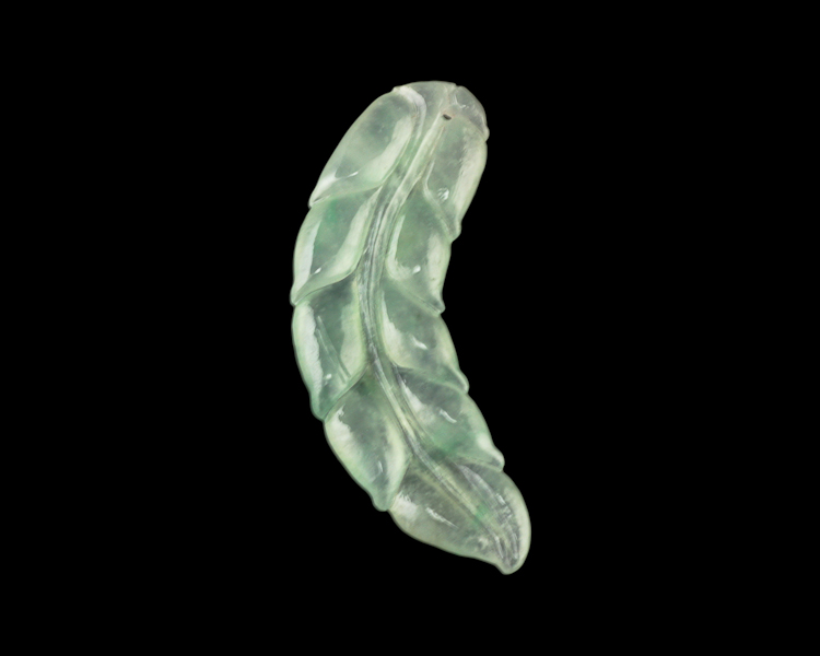 Jadeite (type-A) leaf - Click Image to Close