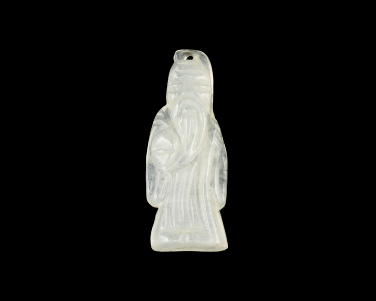 Jadeite (type-A) Fu statue - Click Image to Close