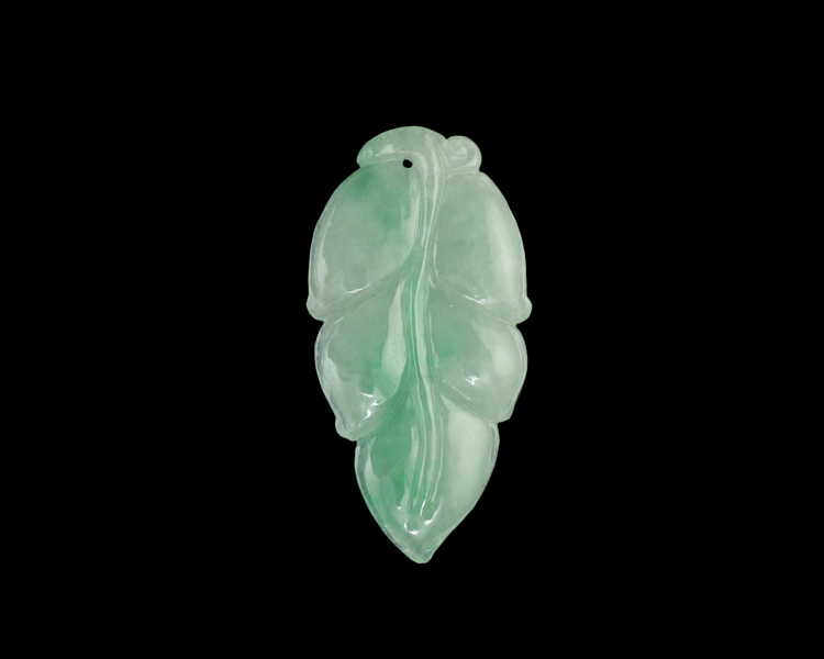 Jadeite (type-A) leaf - Click Image to Close