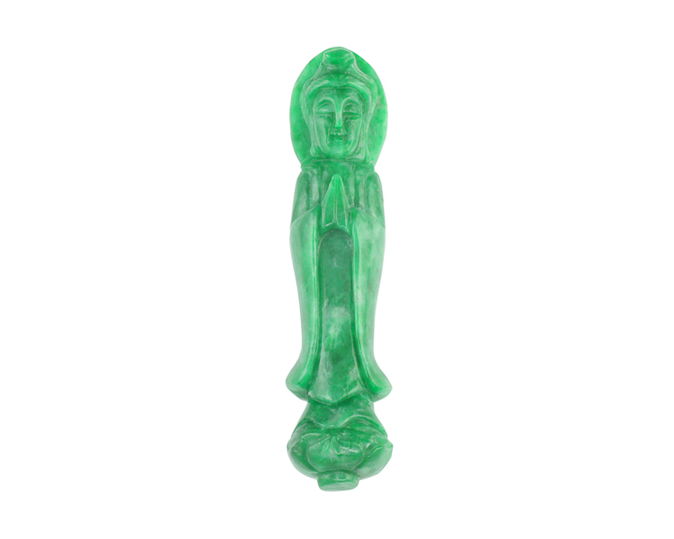 Jadeite (type-A) Guan Yin - Click Image to Close