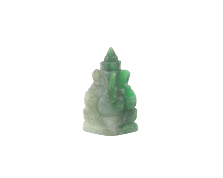 Jadeite (type-A) Ganesha statue - Click Image to Close