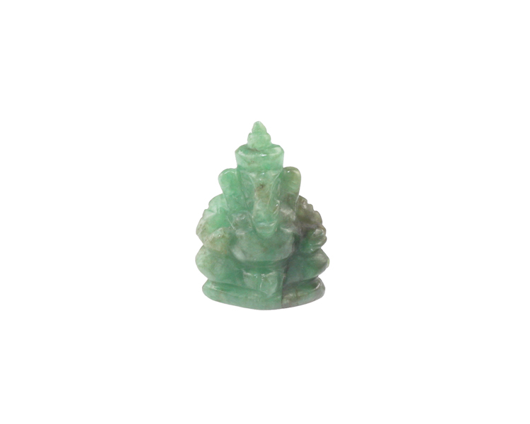 Jadeite (type-A) Ganesha statue - Click Image to Close