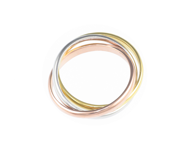 Yellow gold ring - Click Image to Close