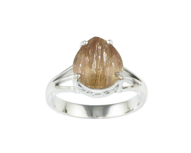 Rutile quartz ring - Click Image to Close