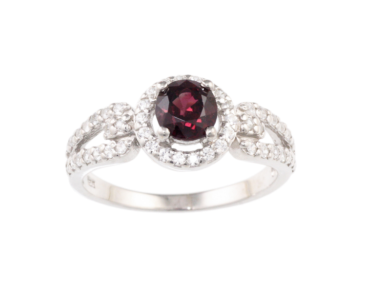 Spinel and zircon ring - Click Image to Close