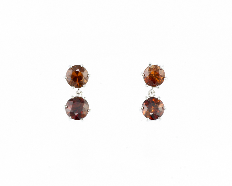 Zircon earrings - Click Image to Close