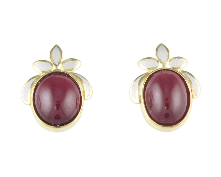 Ruby earrings - Click Image to Close