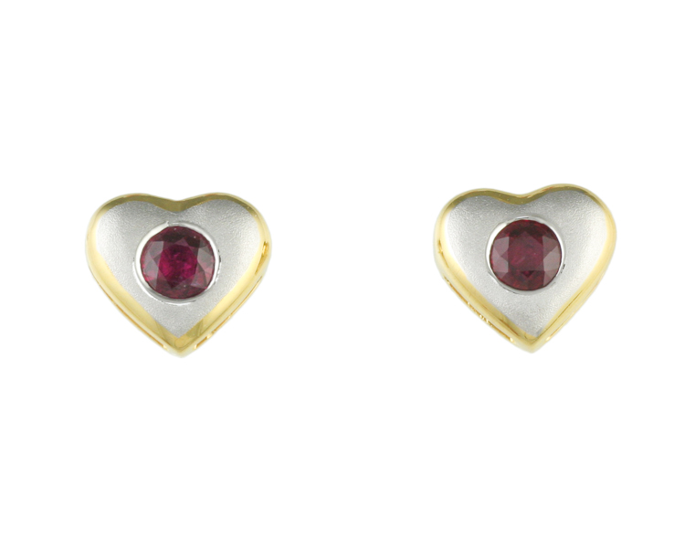 Ruby earrings - Click Image to Close