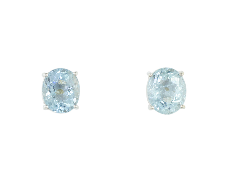 Aquamarine earrings - Click Image to Close