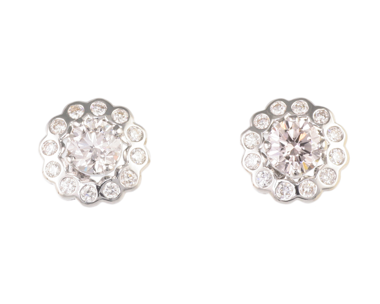 Diamond earrings - Click Image to Close