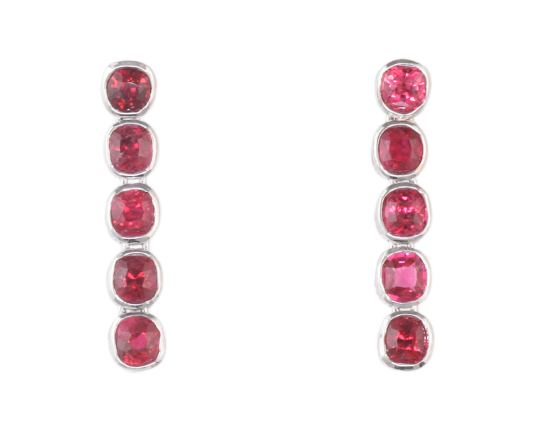 Spinel earrings - Click Image to Close