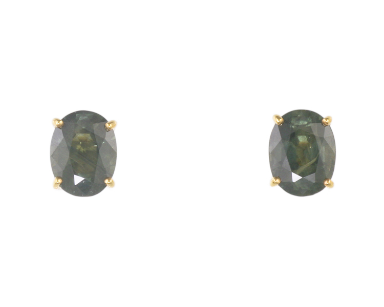 Sapphire earrings - Click Image to Close