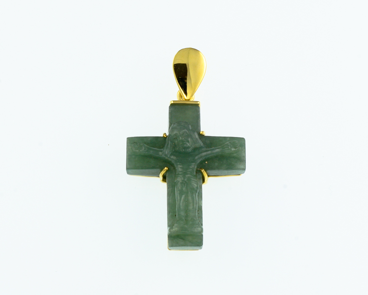 Jadeite (type-A) carving pendant - Click Image to Close